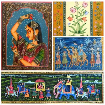  Quest for the Timeless: A Journey Through Indian Miniature Paintings - A Vivid Exploration of History and Culture